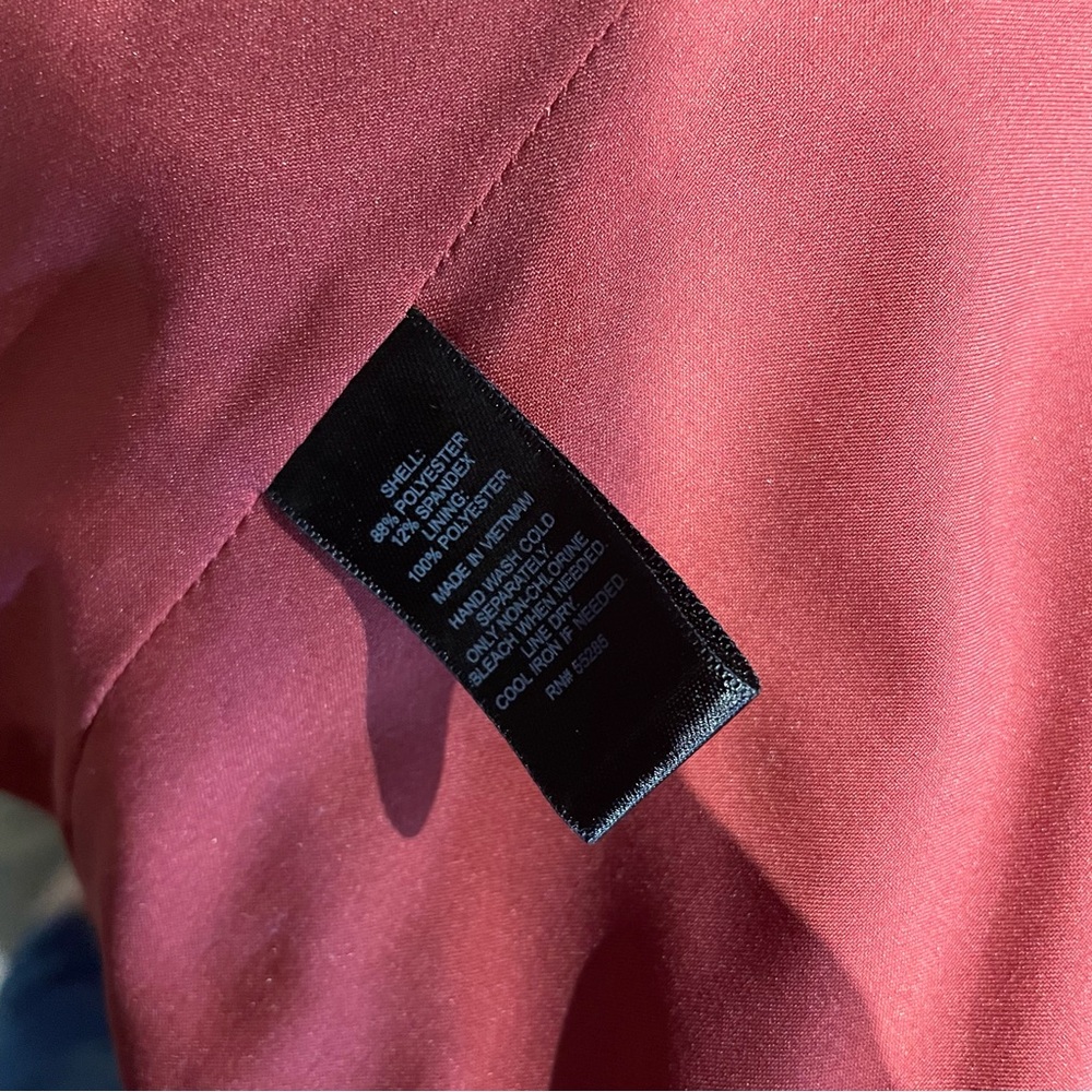 Sz xxs Express suede cropped Red Jacket - Picture 7 of 7